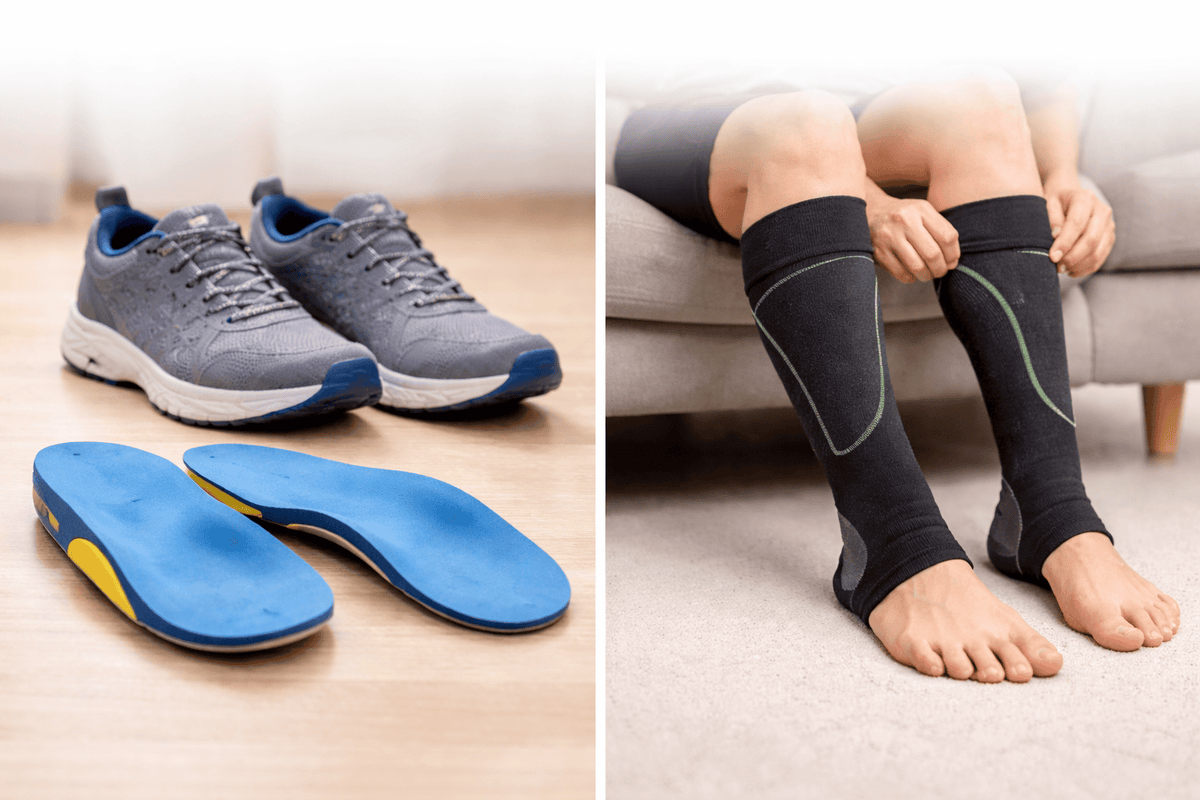 Is Arch Support Better than Compression for Plantar Pain?
