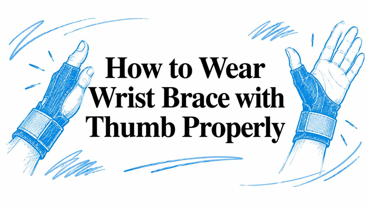 How to Wear Wrist Brace with Thumb Properly