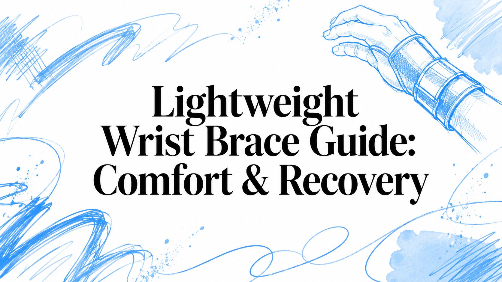 Lightweight Wrist Brace Guide: Comfort & Recovery