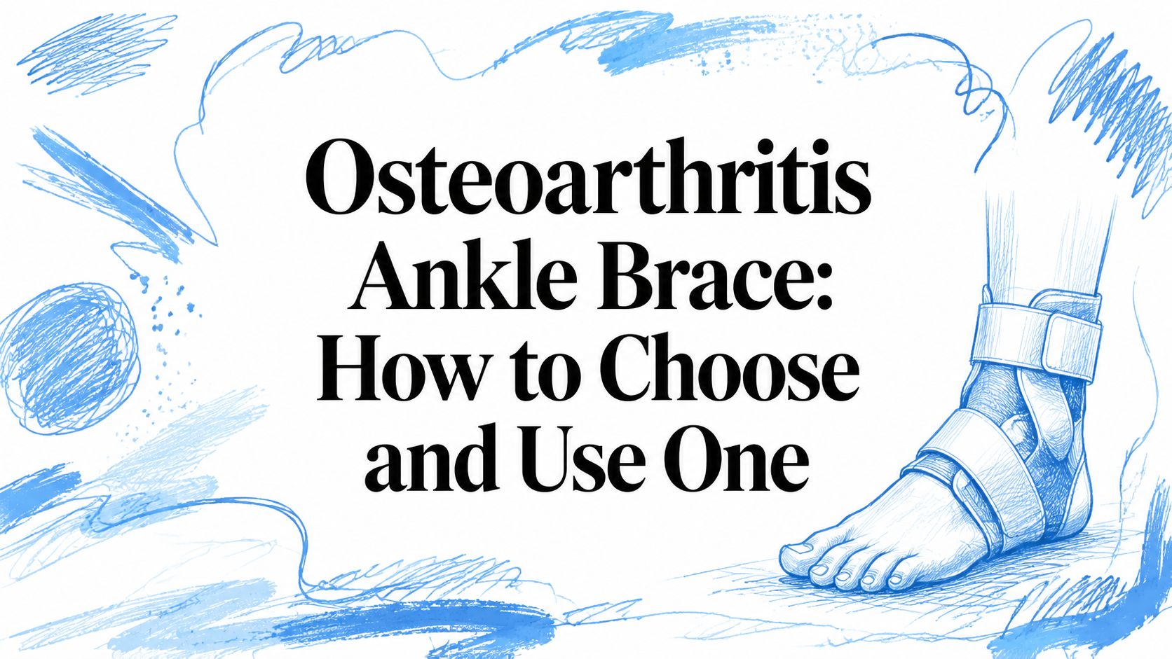 Osteoarthritis Ankle Brace: How to Choose and Use One