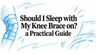 Should I Sleep with My Knee Brace on? a Practical Guide