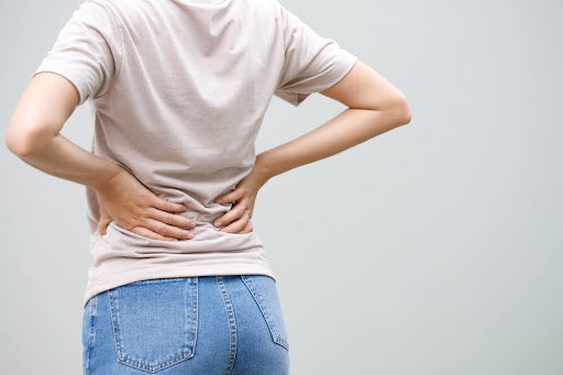 Lower back pain.