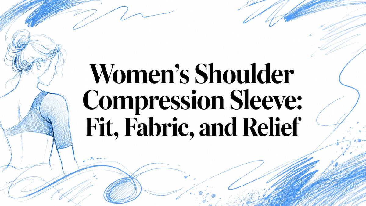 Women's Shoulder Compression Sleeve: Fit, Fabric, and Relief